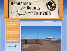 Tablet Screenshot of hendersonkycountyfair.com